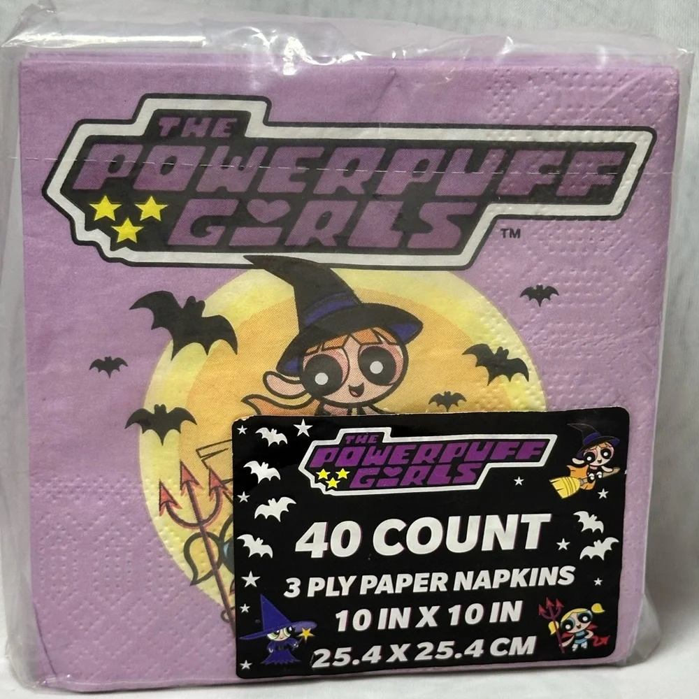 Powderpuff Girls Purple Party Napkins